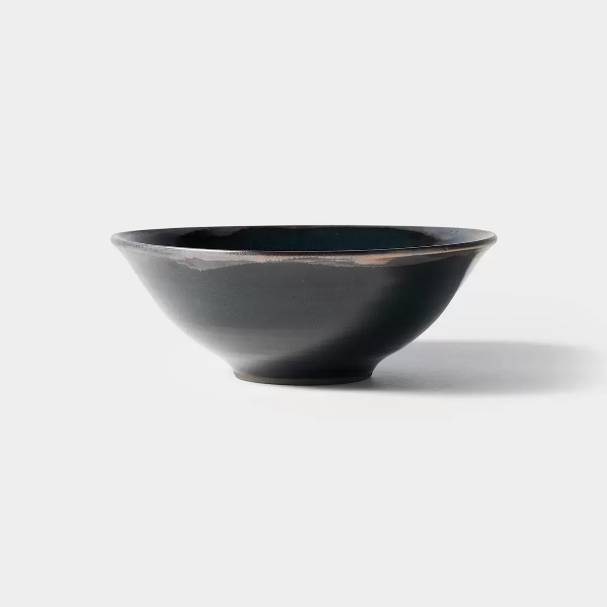【信楽焼】信楽四季彩陶 － 夏至　そり鉢　翠雨（すいう） φ22cm